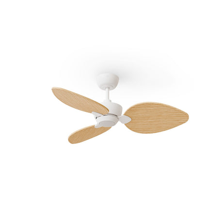 Ventilador de techo Sulion Alma blanco, brillo, palas madera clara 2247243