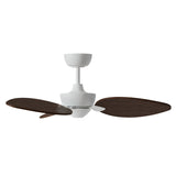 Ventilador de techo con luz Sulion Alma 100cm LED blanco y madera oscura motor DC CCT — vista 4