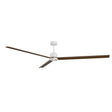 Ventilador de techo Sulion Anne blanco, mate, palas madera oscura 2245744