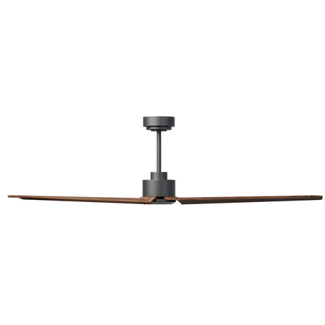 Ventilador de techo Sulion Anne 160cm gris grafito y madera oscura motor DC — vista 2