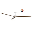 Ventilador de techo con luz Sulion Anne LED madera blanco CCT Ø132cm 2309316