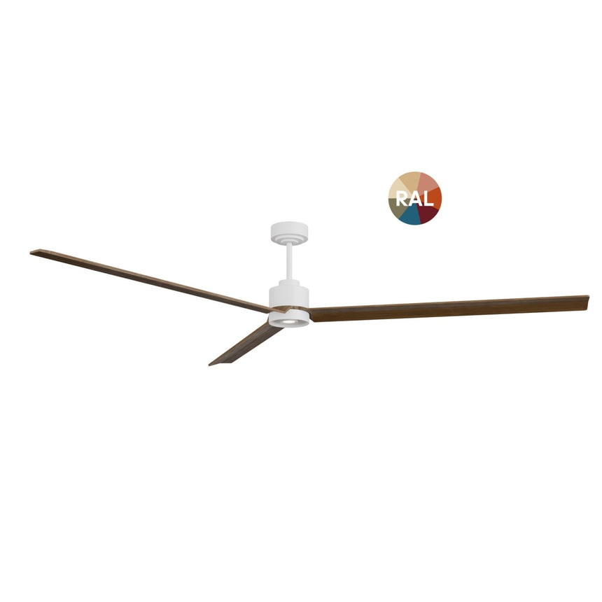 Ventilador de techo con luz Sulion Anne LED madera blanco CCT Ø132cm 2309316