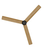 Ventilador de techo Sulion Anne 160cm gris grafito y madera clara motor DC — vista 4