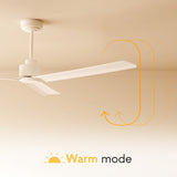 Ventilador de techo Sulion Anne 127cm blanco motor DC con mando temporizador 2245096 — vista 5
