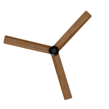 Ventilador de techo con luz Sulion Anne 160cm LED gris grafito y madera media motor DC 2246635 — vista 3