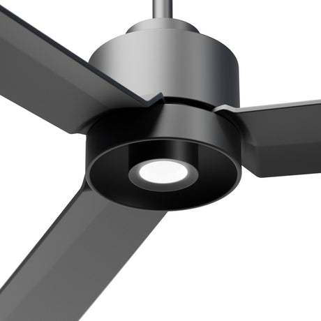 Ventilador de techo con luz Sulion Anne 160cm LED gris grafito motor DC CCT regulable — vista 4