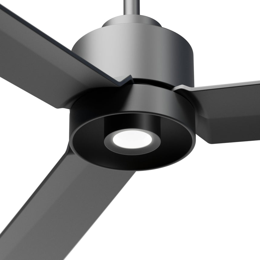 Ventilador de techo con luz Sulion Anne 160cm LED gris grafito motor DC CCT regulable — vista 4