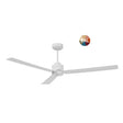 Ventilador de techo con luz Sulion Anne LED blanco CCT Ø132cm 2309408