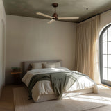 Ventilador de techo Sulion Anne 127cm marrón óxido y madera clara motor DC — vista 2