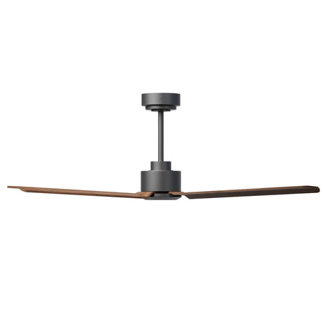 Ventilador de techo Sulion Anne 127cm gris grafito y madera oscura motor DC — vista 3
