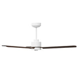 Ventilador de techo con luz Sulion Anne 127cm LED blanco y madera oscura motor DC CCT — vista 4
