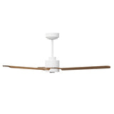 Ventilador de techo con luz Sulion Anne 127cm LED blanco y madera media motor DC CCT — vista 4
