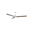 Ventilador de techo Sulion Anne blanco, mate, palas madera oscura 2245348