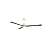 Ventilador de techo Sulion Anne blanco, mate, palas madera oscura 2245348