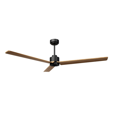 Ventilador de techo Sulion Anne negro, mate, palas madera media 2246000