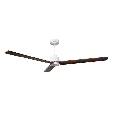 Ventilador de techo Sulion Anne blanco, mate, palas madera oscura 2239439