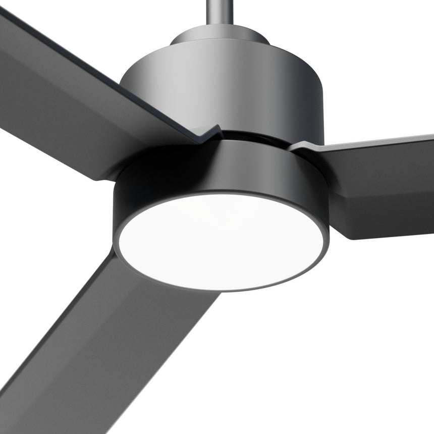 Ventilador de techo con luz Sulion Anne 160cm LED gris grafito motor DC CCT regulable — vista 4