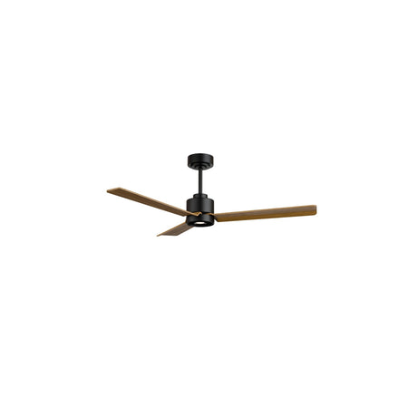 Ventilador de techo Sulion Anne negro, mate, palas madera media 2243276