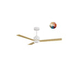 Ventilador de techo con luz Sulion Anne LED madera blanco CCT Ø132cm 2309613