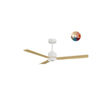 Ventilador de techo con luz Sulion Anne LED madera blanco CCT Ø132cm 2309613