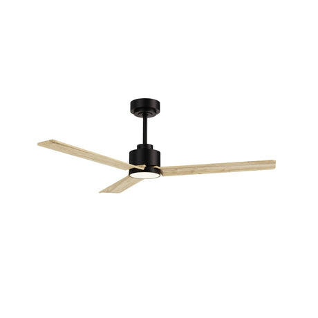 Ventilador de techo Sulion Anne negro, mate, palas madera clara 2308999
