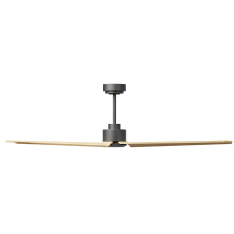 Ventilador de techo Sulion Anne grafito, mate, palas madera clara 2245331