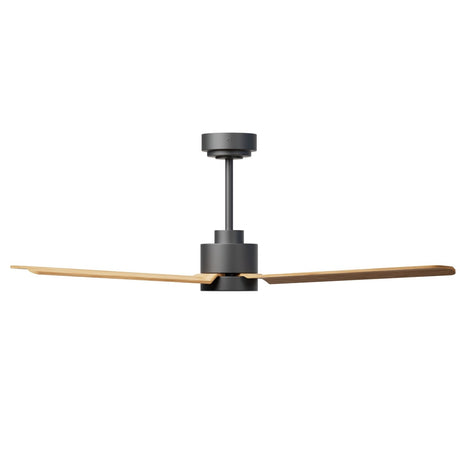 Ventilador de techo con luz Sulion Anne 127cm LED gris grafito y madera media motor DC — vista 3
