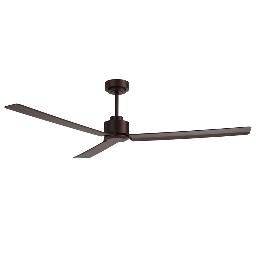 Ventilador de techo Sulion Anne 160cm marrón óxido motor DC con mando temporizador 2245935