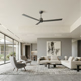 Ventilador de techo con luz Sulion Anne 160cm LED gris grafito motor DC CCT regulable — vista 2