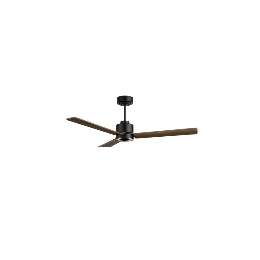 Ventilador de techo con luz Sulion Anne 127cm LED negro y madera oscura motor DC CCT 2245744 — vista 2