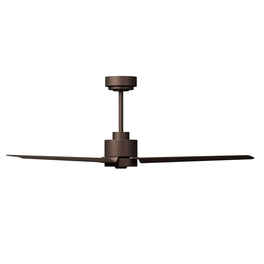 Ventilador de techo con luz Sulion Anne 127cm LED marrón óxido motor DC CCT regulable — vista 3
