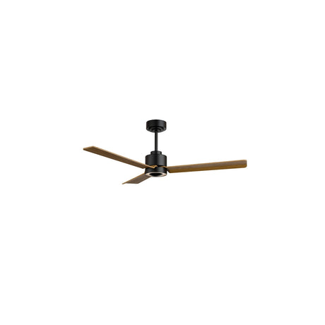 Ventilador de techo Sulion Anne negro, mate, palas madera media 2233512