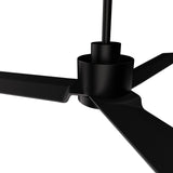 Ventilador de techo con luz Sulion Anne 127cm LED negro motor DC CCT regulable — vista 3