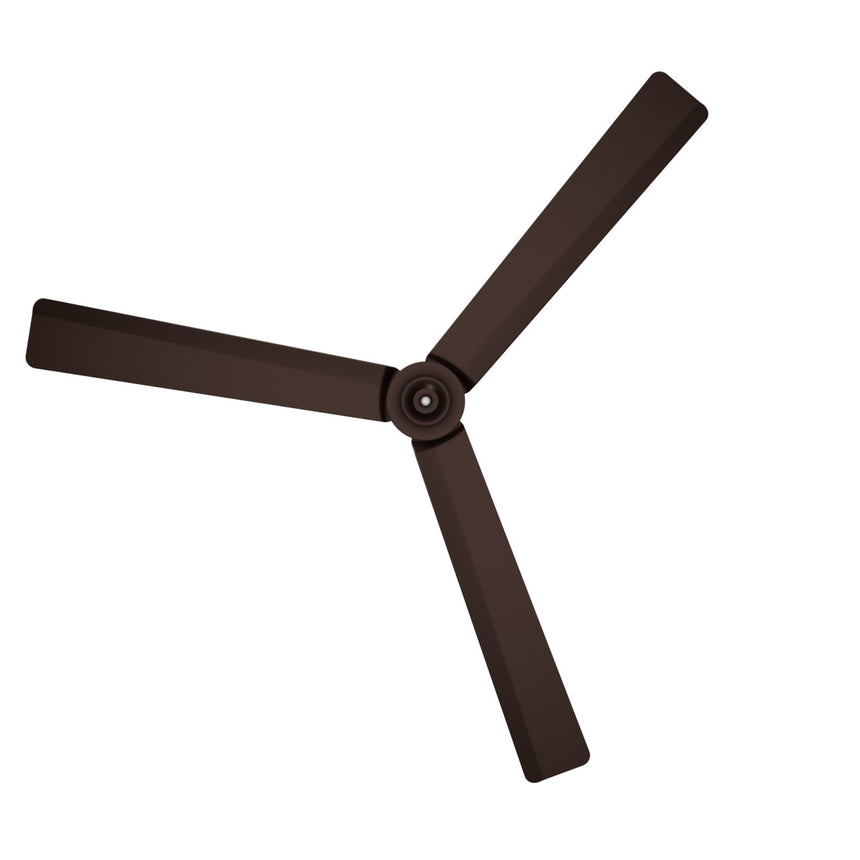 Ventilador de techo con luz Sulion Anne 160cm LED marrón óxido motor DC CCT regulable — vista 5