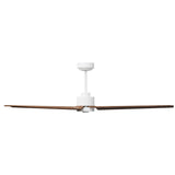Ventilador de techo con luz Sulion Anne 160cm LED blanco y madera oscura motor DC CCT — vista 3