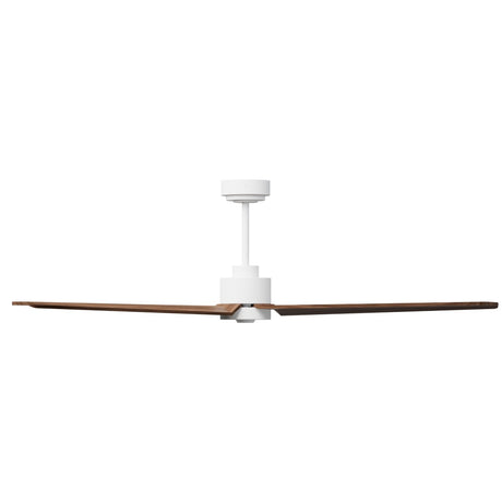 Ventilador de techo con luz Sulion Anne 160cm LED blanco y madera oscura motor DC CCT — vista 3
