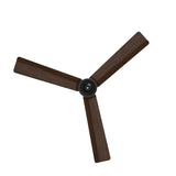 Ventilador de techo con luz Sulion Anne 127cm gris grafito y madera oscura motor DC — vista 5