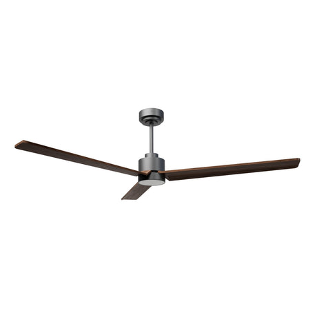 Ventilador de techo Sulion Anne grafito, mate, palas madera oscura 2246895