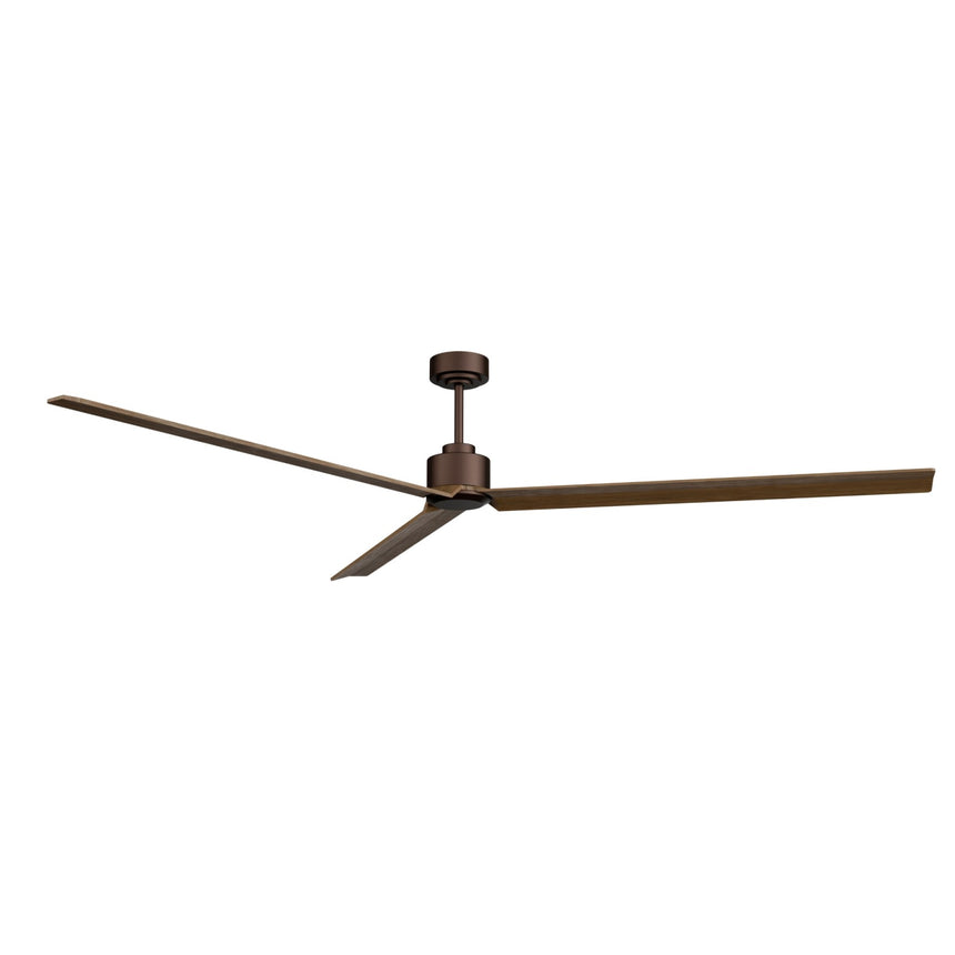 Ventilador de techo Sulion Anne marrón oxidado, mate, palas madera oscura 224846