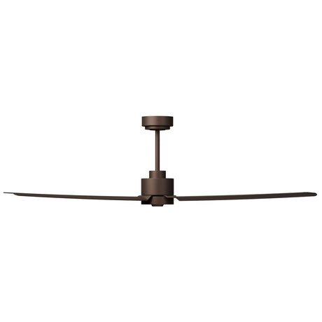 Ventilador de techo con luz Sulion Anne 160cm LED marrón óxido motor DC CCT regulable — vista 3