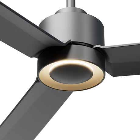 Ventilador de techo con luz Sulion Anne 160cm LED gris grafito motor DC CCT regulable — vista 4