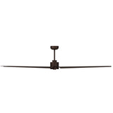 Ventilador de techo con luz Sulion Anne 220cm LED marrón óxido motor DC CCT regulable — vista 2