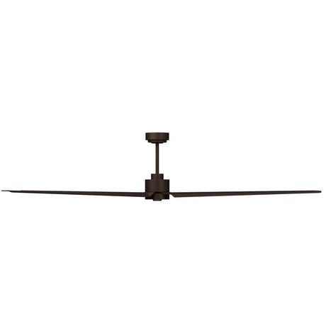Ventilador de techo con luz Sulion Anne 220cm LED marrón óxido motor DC CCT regulable — vista 2