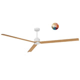 Ventilador de techo con luz Sulion Anne LED madera blanco CCT Ø132cm 2309385
