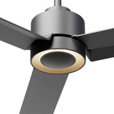 Ventilador de techo con luz Sulion Anne 127cm LED gris grafito motor DC CCT regulable — vista 4