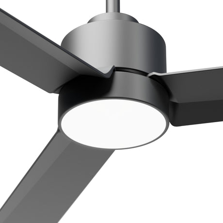 Ventilador de techo con luz Sulion Anne 127cm LED gris grafito motor DC CCT regulable — vista 4