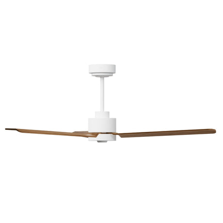Ventilador de techo con luz Sulion Anne LED madera blanco CCT Ø132cm 2309460