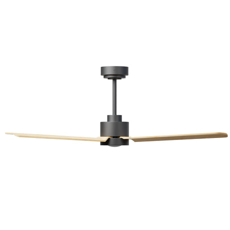 Ventilador de techo Sulion Anne grafito, mate, palas madera clara 2246734