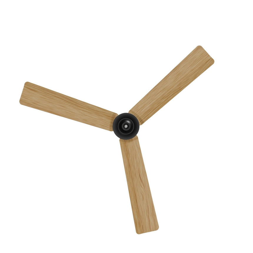 Ventilador de techo con luz Sulion Anne 127cm LED gris grafito y madera clara motor DC — vista 5