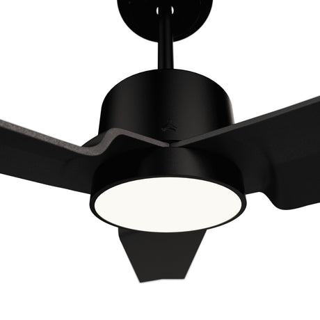 Ventilador de techo con luz Sulion Anne 127cm LED negro motor DC CCT regulable — vista 4